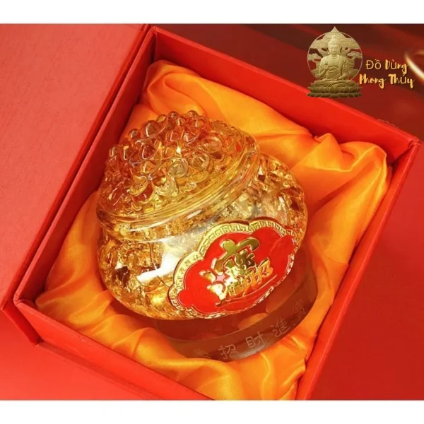Hũ Vàng Lá Tài Lộc: Phát Tài Phát Lộc Cho Gia Chủ